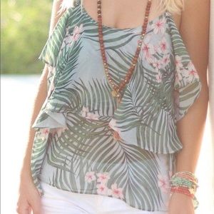 Show Me Your Mumu Romance Ruffle Top